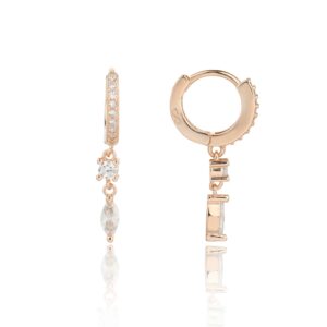 עגיל ZSI175-2 - לבן