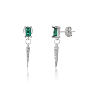 עגיל LOZ2692-1 - ירוק