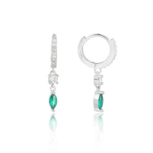 עגיל ZSI175-1 - ירוק