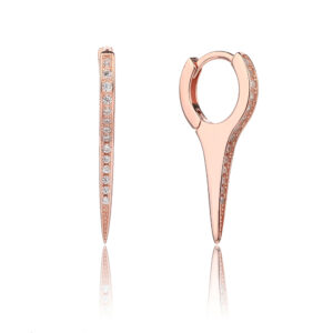 עגיל ZSI654-2-רוז גולד-רוז גולד