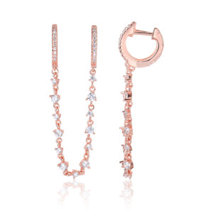 עגיל LOZ11030-2 - white