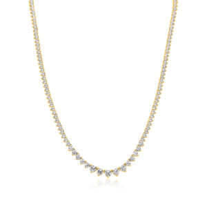 שרשרת טניס מדורגת לבבות 3+4+5MM KSI3308-3