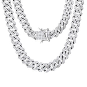 שרשרת חוליות מכסף  SSI008-1