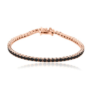 צמיד טניס שחור 2.5MM ZSI407-2